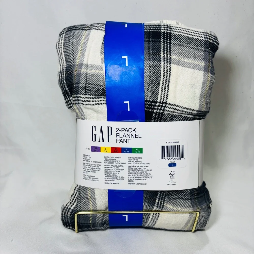 GAP pack flannel